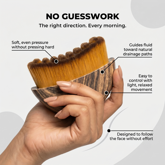 Lymphatic Facial Massage Brush + Free E-Book