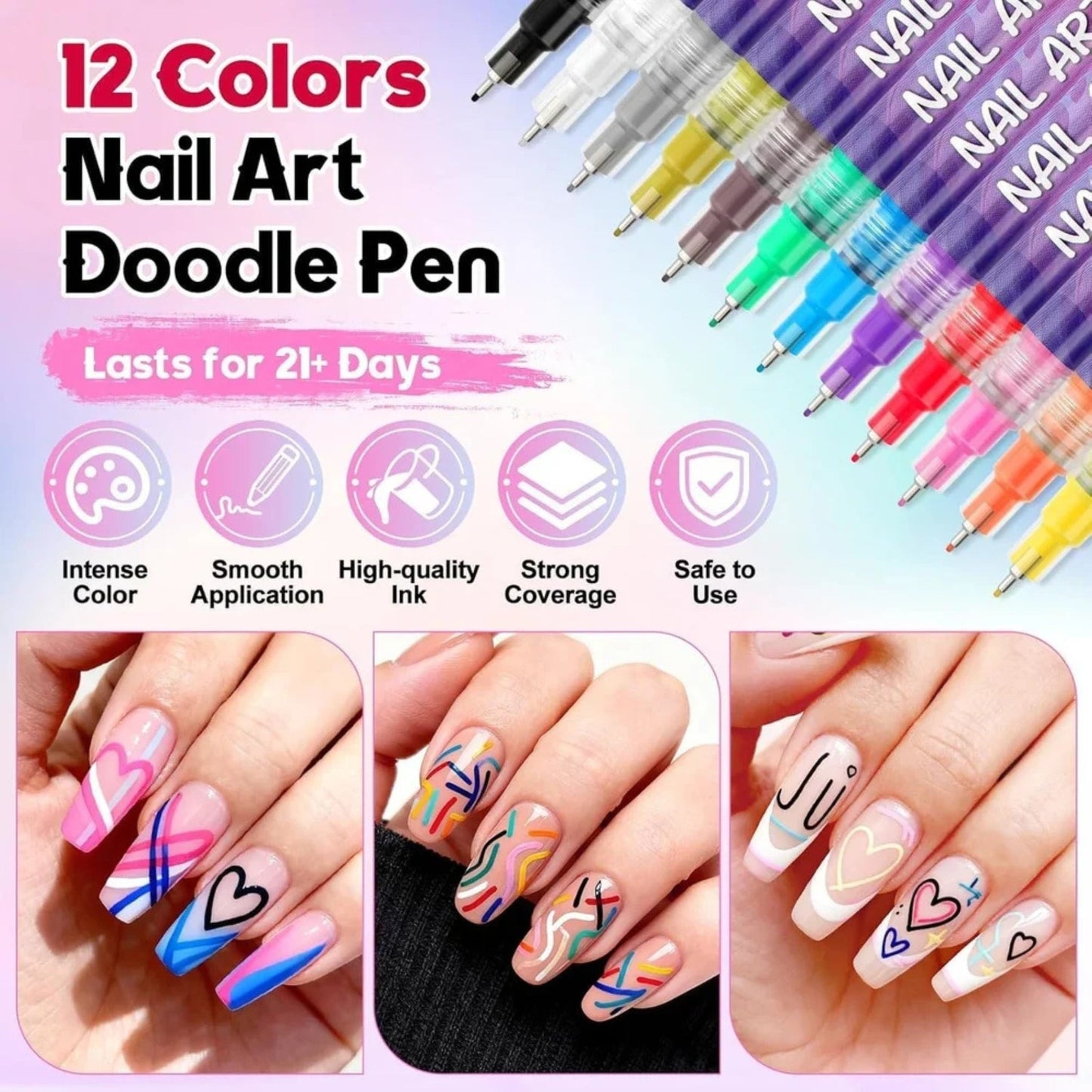 Nail Art Markers-12 Colors🎨