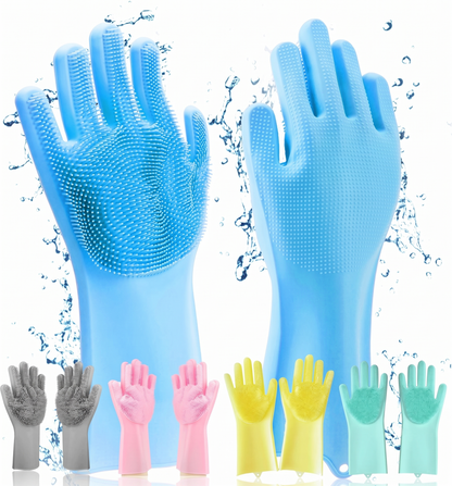 Silicone Cleaning Gloves - Dishwashing Gloves
