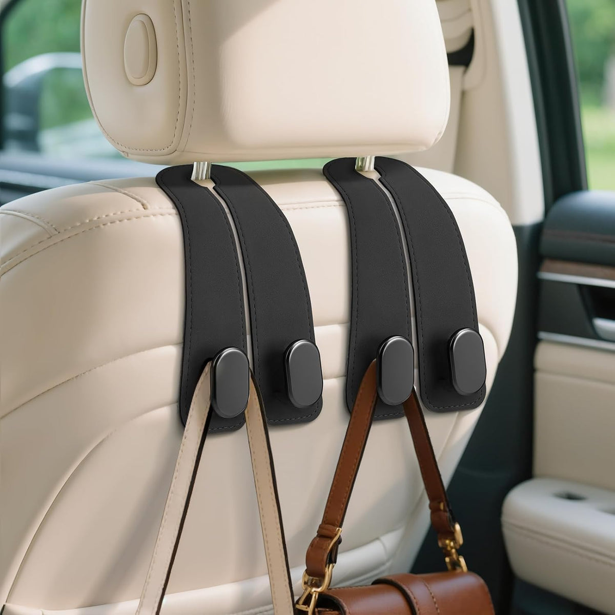 Universal Car Headrest Hook - Pack Of 2