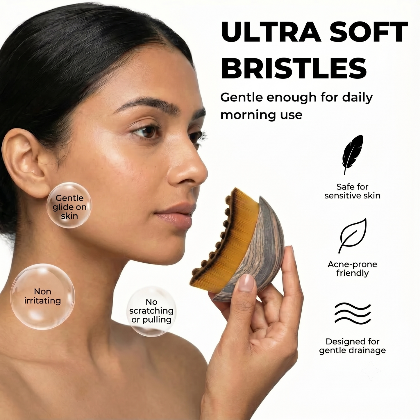 Lymphatic Facial Massage Brush + Free E-Book