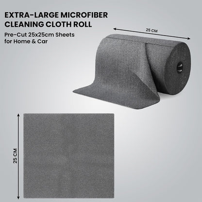 Microfiber Cleaning Roll- 50 Pcs- 25x25 CM- 10000 Times Washable