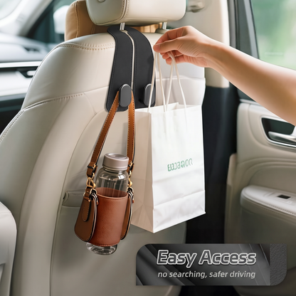 Universal Car Headrest Hook - Pack Of 2
